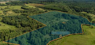 Inwestycja w sercu warmii z linią rzeki i wz!!