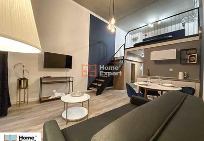 Nowoczesne mieszkanie typu loft z antresolą