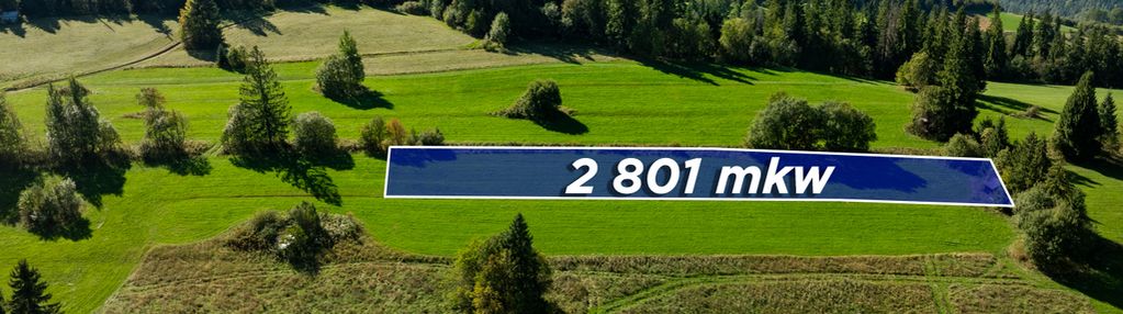 Działka rolna gliczarów górny na stołowym.