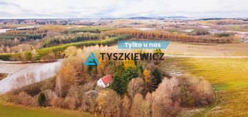 Dom z działką 1ha, staw, na wzgórzu, piękny widok