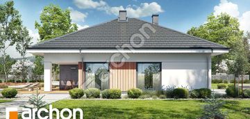 Nowoczesny parterowy dom.