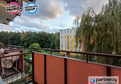 4 oddzielne pokoje i balkon z widokiem na zieleń !