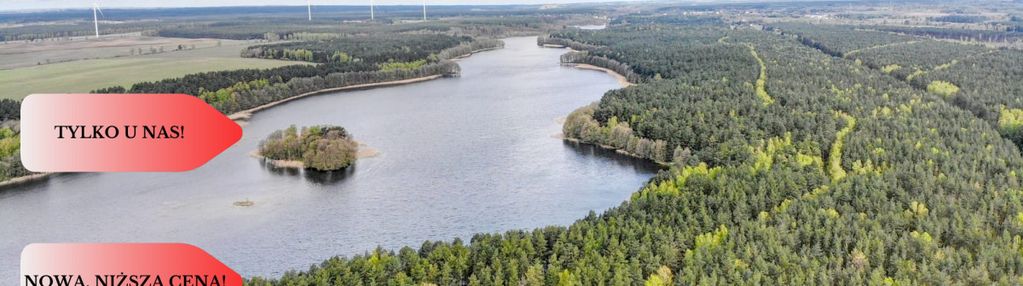 Duża działka nad jeziorem, warunki zabudowy.