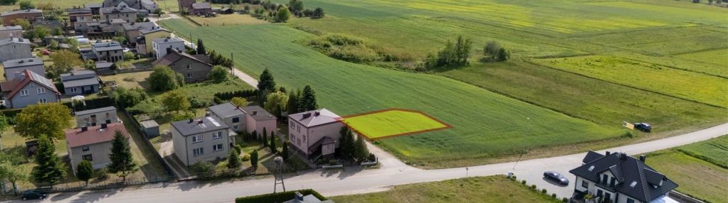 Działka budowlana strzebiń ul. kościuszki 583m2