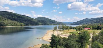 Klimkówka jezioro 1 linia działka usług.bud 6753m2
