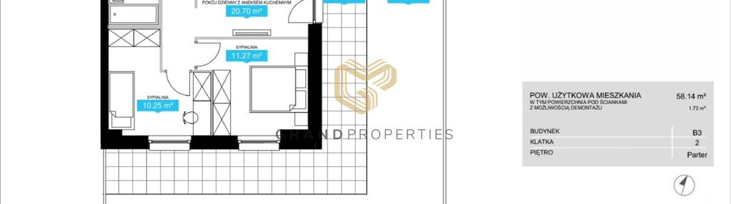 Nowe bez prowizji i pcc warszawa wola 3 pok.