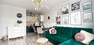 Wyposażone 2 pokoje na kameralnym osiedlu,