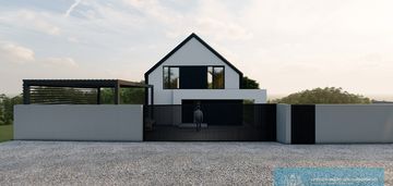 Nowoczesny dom na widokowej działce | 4 pokoje