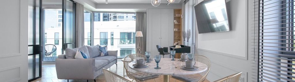 Yacht park - luksusowe studio na ostatnim piętrze