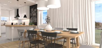 Przestronny bliżniak 5 pokoi z dużym ogrodem