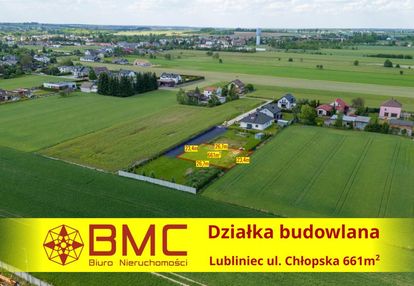 Działka budowlana lubliniec, ul. chłopska 661m2