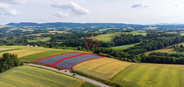 Widokowa, wysoko połozona działka, na szczycie