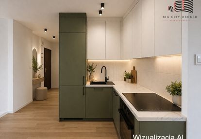 Centrum, 2 pokoje, 45,4 m², gotowe do wejścia