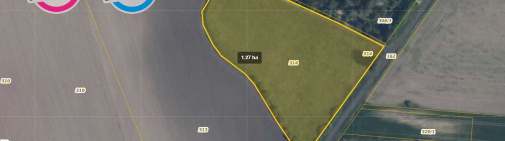 Działka 1,27ha z warunkami zabudowy