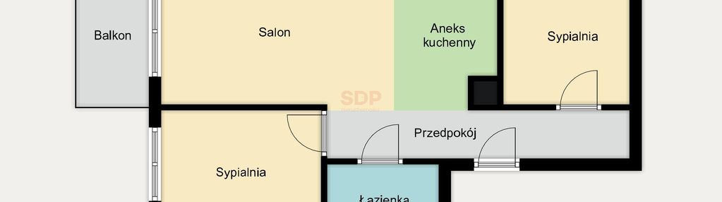 Narożne, słoneczne 3 pokoje w centrum wrocławia
