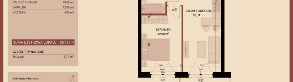 Nowe osiedle | 2 pokoje 10 min od manufaktury