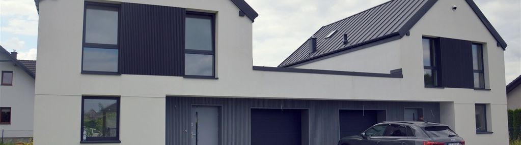 Nowo budowany dom- w zabudowie bliźniaczej