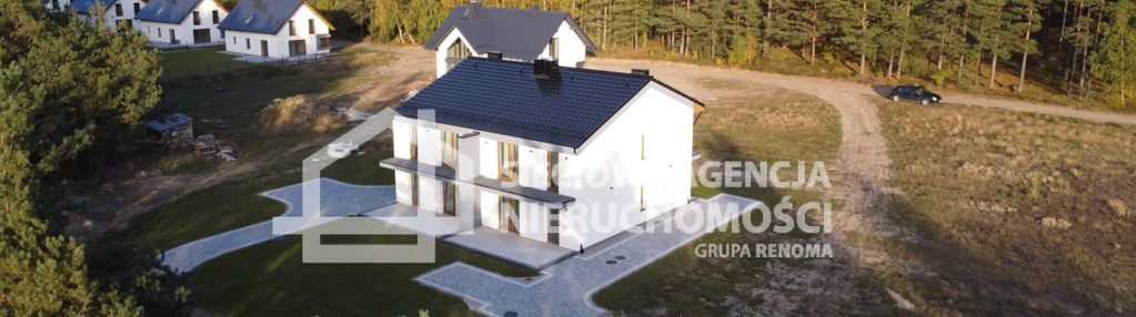 Dom bliźnak nad jezorem stężyca