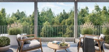 2 pokoje|ogrody grabiszyńskie|loggia