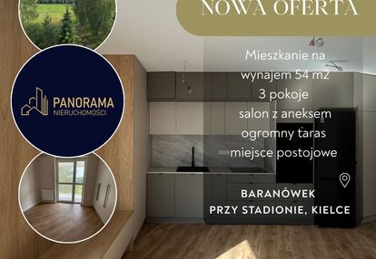Mieszkanie z dużym tarasem | 3 pokoje | Baranówek