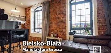Dwupoziomowe mieszkanie 92 m² manufaktura grossa