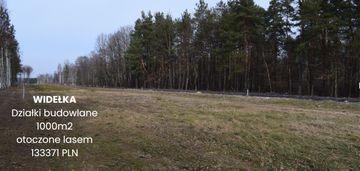 Działki 10a pod zabudowę pod lasem- widełka