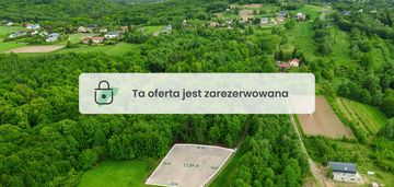Działka z wz w otulinie lasu | tyczyn | 17,84 ar |