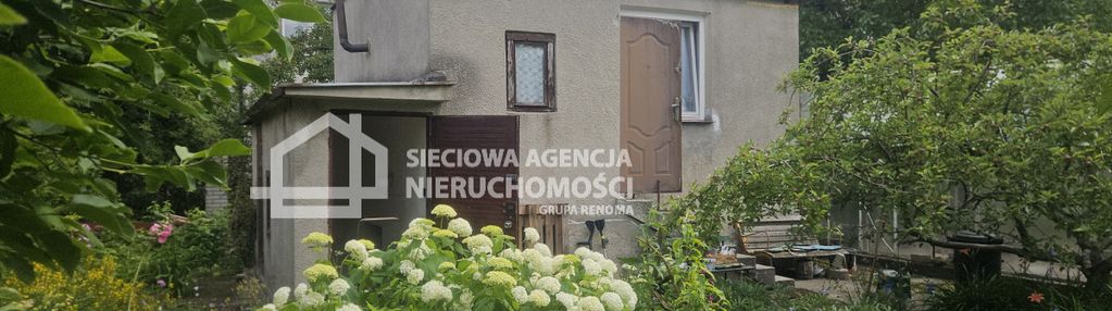 Działka rod w sopocie z murowanym domkiem