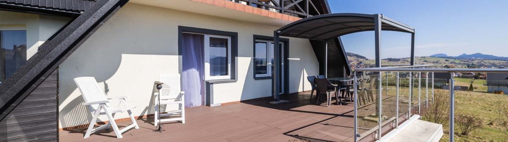 Widokowy dom nad jeziorem czorsztyńskim