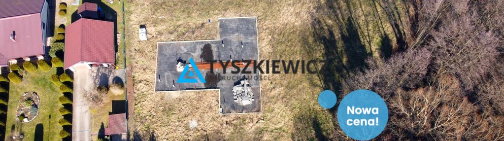 Działka z fundamentem i projektem  dom madera 2