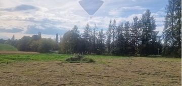 Działka przy głównej drodze.