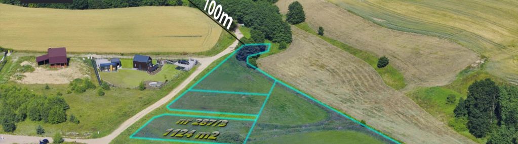 Połęczyno – działka 100 m od jeziora!