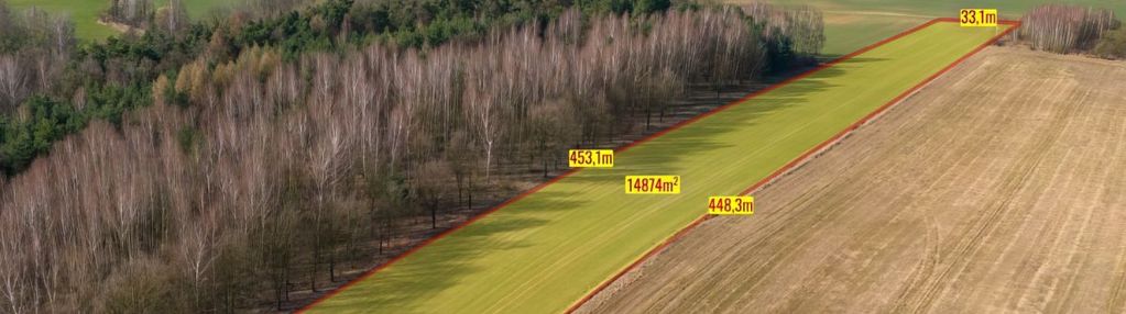 Działka rekreacyjno rolna czarny las 1,49ha
