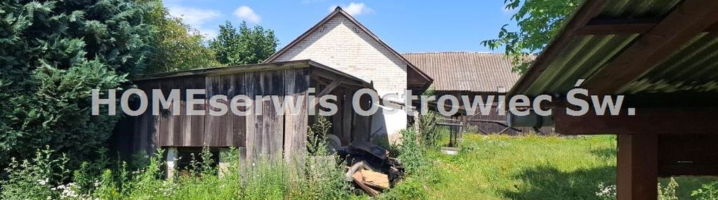 Działka 6500 m2 + budynki gospodarcze i fundamenty