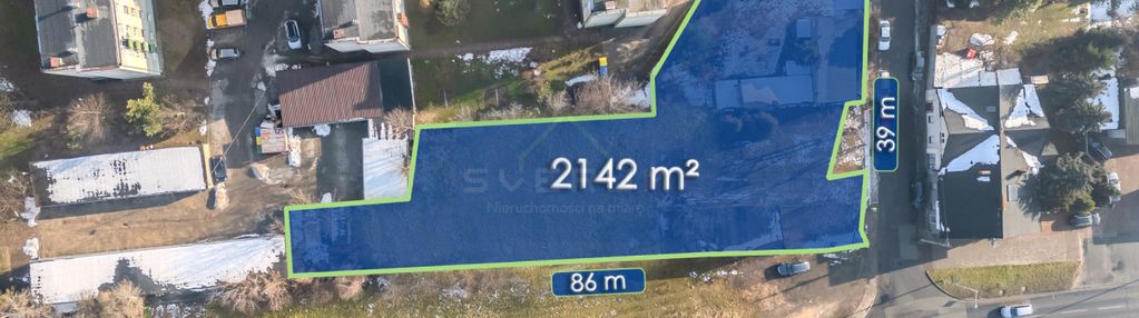 Działka z wz pod blok mieszkalny tysiąclecie.