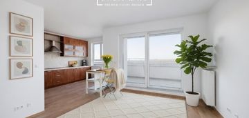 Przestronne 2 pokoje z loggią i balkonem|garaż