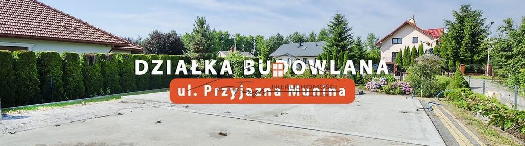 Działka z płytą fundamentową/munina