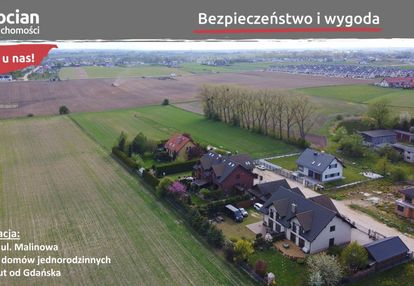 Słoneczne, płaskie, uzbrojone działki w baninie!