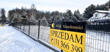 Działka w porosiukach nad rzeką obok lasu