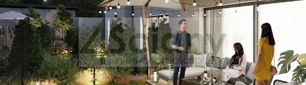 Dom w zielonej części warszawy