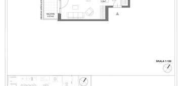 Nowoczesna kawalerka z balkonem nad motławą