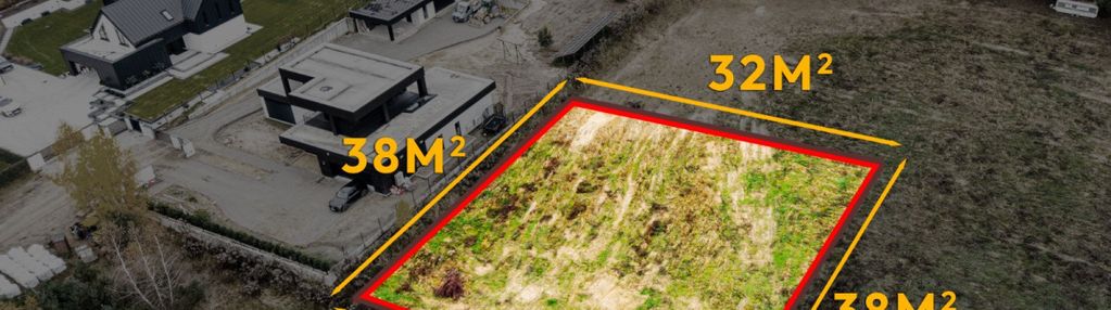 Działka mieszkaniowo-usługowa 1216 m² – chrusty