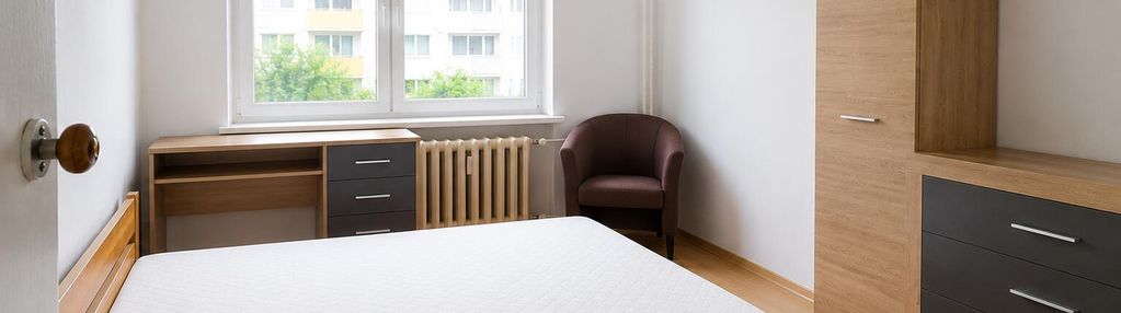 Dwa przestronne pokoje w samym środku dzielnicy północ