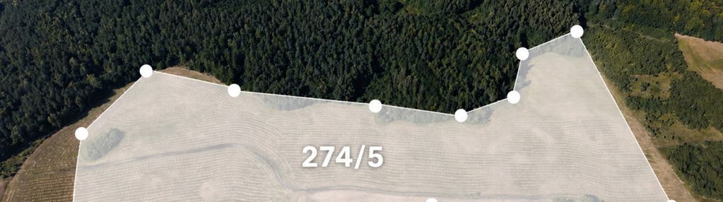 Działka rolna 2,85 ha na sprzedaż – kamierowo 425t