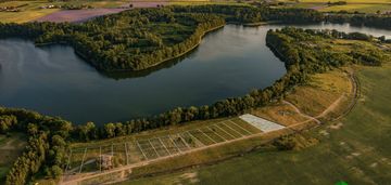 Działki nad jeziorem raduń, blisko pole golfowe