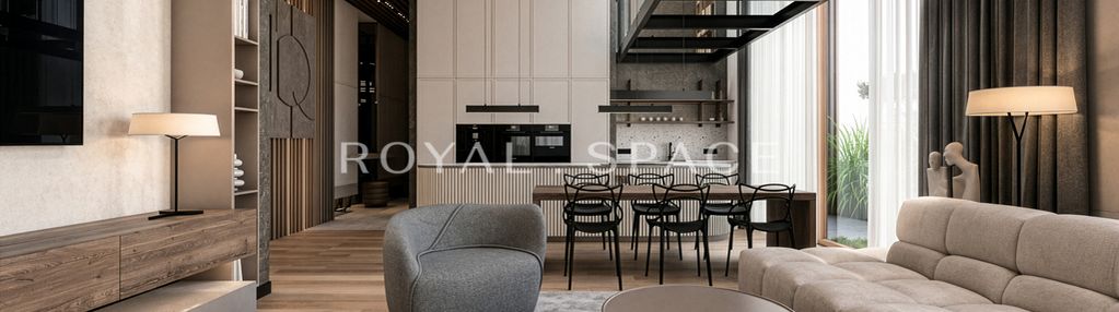 Penthouse przy błoniach z tarasem na dachu