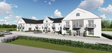 Działka z projektem domu opieki