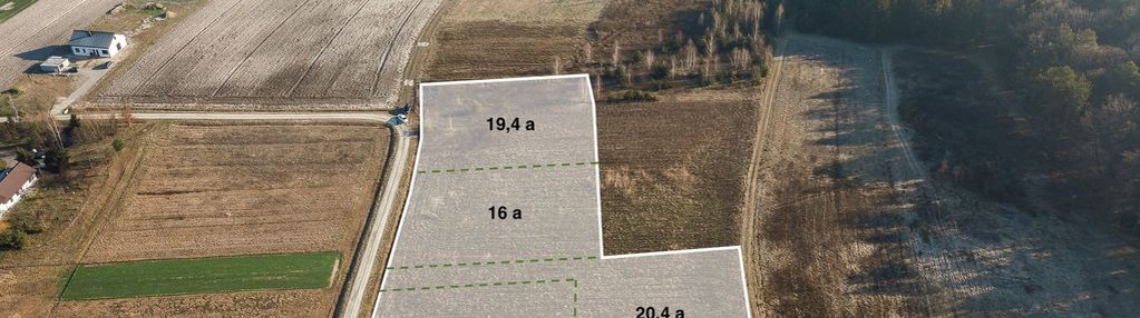 4 działki budowlane z wz | 4000 pln/ar