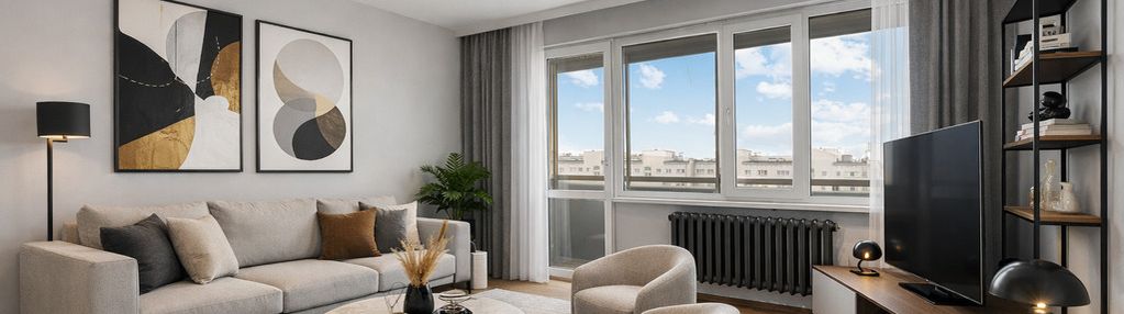 Widok na centrum-metro ks. janusza-dwustronne