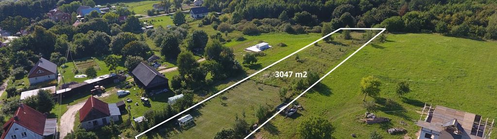 Duża działka w durągu pod lasem